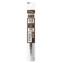 Japan Pentel EnerGel XLRN5 Gel Pen Refill - 0.5mm Sepia