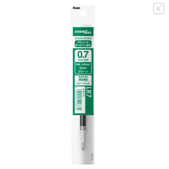 Japan Pentel EnerGel XLR7 Gel Pen Refill - 0.7mm Green - 1