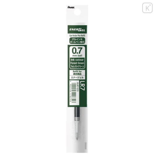 Japan Pentel EnerGel XLR7 Gel Pen Refill - 0.7mm Forest Green - 1