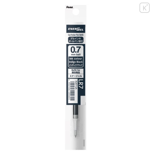 Japan Pentel EnerGel XLR7 Gel Pen Refill - 0.7mm Indigo Black - 1