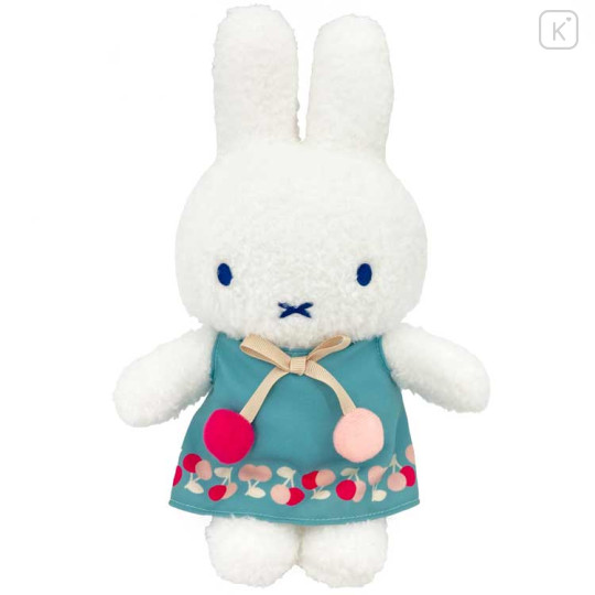 Japan Miffy Plush Toy - Miffy : Fruits Cherry Turquoise - 1