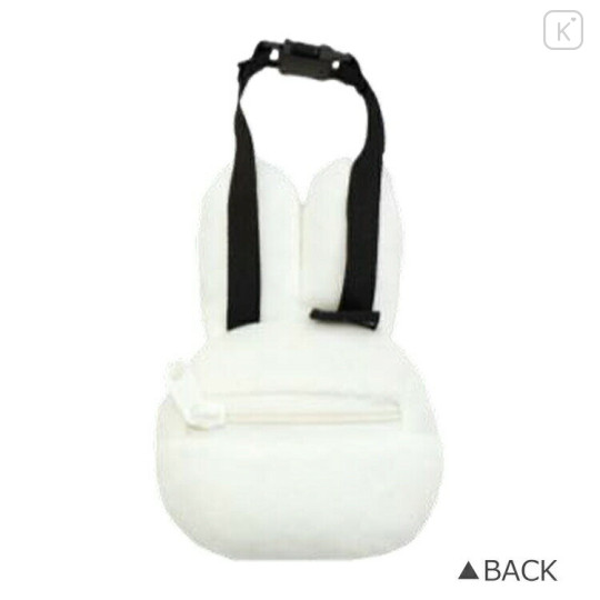 Japan Miffy Miniature Keychain Bag Charm - Miffy : Shoulder Crossbody Bag Face Beige - 2