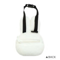 Japan Miffy Miniature Keychain Bag Charm - Miffy : Shoulder Crossbody Bag Face Beige - 2