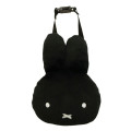 Japan Miffy Miniature Keychain Bag Charm - Miffy : Shoulder Crossbody Bag Face Black - 1