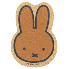 Japan Miffy Cork Coaster - Melanie : Face Colorful