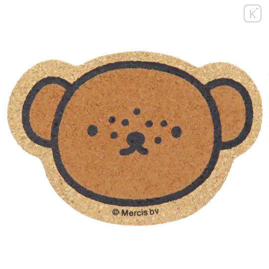 Japan Miffy Cork Coaster - Barbara : Face Colorful - 1