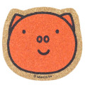 Japan Miffy Cork Coaster - Poppy : Face Colorful - 1