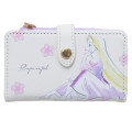 Japan Disney Key Case Card Holder & Coin Case - Rapunzel : Watercolor White - 1