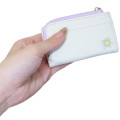 Japan Disney Key Case Card Holder & Coin Case - Rapunzel : Watercolor White - 2