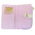 Japan Disney Key Case Card Holder & Coin Case - Rapunzel : Watercolor White - 3