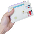 Japan Disney Pass Case Card Holder & Coin Case & Reel - Rapunzel : Watercolor White - 2