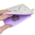Japan Disney Pass Case Card Holder & Coin Case & Reel - Rapunzel : Watercolor White - 3