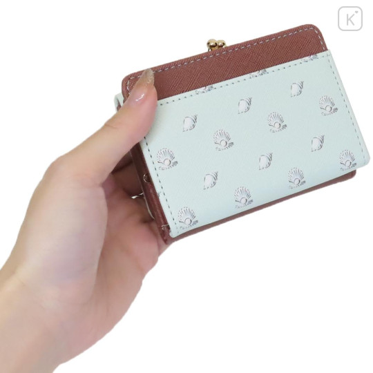 Japan Disney Trifold Wallet - Ariel : Watercolor Mint - 2