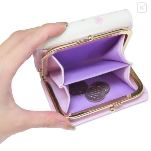 Japan Disney Trifold Wallet - Rapunzel : Watercolor Flower - 4