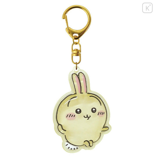Japan Chiikawa Acrylic Keychain - Usagi : Plump 3D - 1
