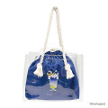 Japan Mofusand Clear Drawstring Tote Bag - Cat Nyan Colorful Soda - 3