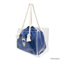 Japan Mofusand Clear Drawstring Tote Bag - Cat Nyan Colorful Soda - 5