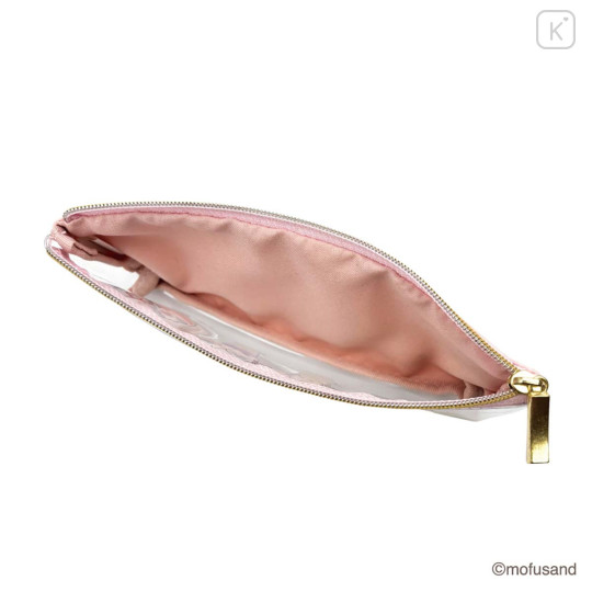 Japan Mofusand Clear Slim Pen Case - Cat Nyan Colorful Soda - 5