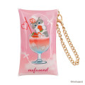 Japan Mofusand Multi Clear Pouch (S) with Carabiner - Cat : Colorful Soda Strawberry - 3
