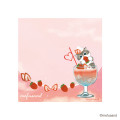 Japan Mofusand Sticky Notes - Cat : Colorful Soda Strawberry - 1