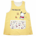 Japan Sanrio Apron - Pochacco : Striped Yellow M-L - 1