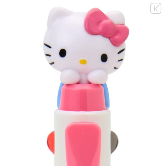 Japan Sanrio Original Mascot EnerGel 2 Color Multi Gel Pen - Hello Kitty - 4