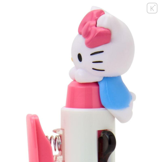 Japan Sanrio Original Mascot EnerGel 2 Color Multi Gel Pen - Hello Kitty - 5