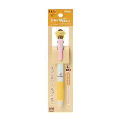 Japan Sanrio Original Mascot EnerGel 2 Color Multi Gel Pen - Pompompurin