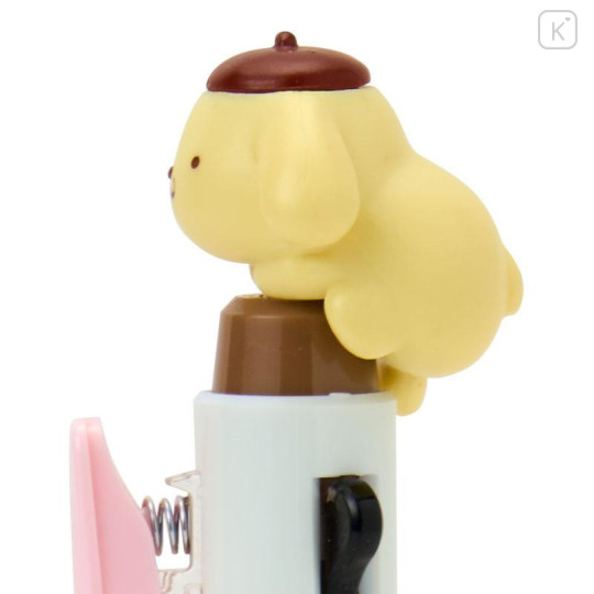 Japan Sanrio Original Mascot EnerGel 2 Color Multi Gel Pen - Pompompurin - 5