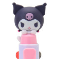Japan Sanrio Original Mascot EnerGel 2 Color Multi Gel Pen - Kuromi - 4