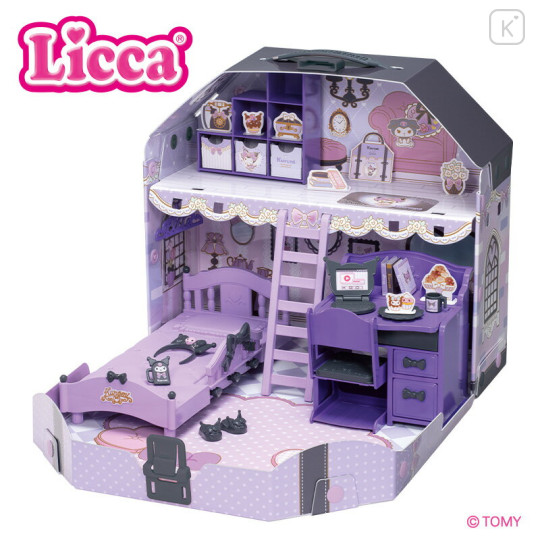 Japan Licca × Sanrio Doll Room Set - Licca-chan & Kuromi - 1