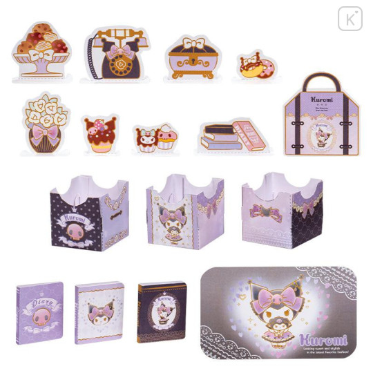 Japan Licca × Sanrio Doll Room Set - Licca-chan & Kuromi - 5