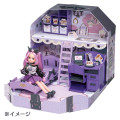 Japan Licca × Sanrio Doll Room Set - Licca-chan & Kuromi - 8