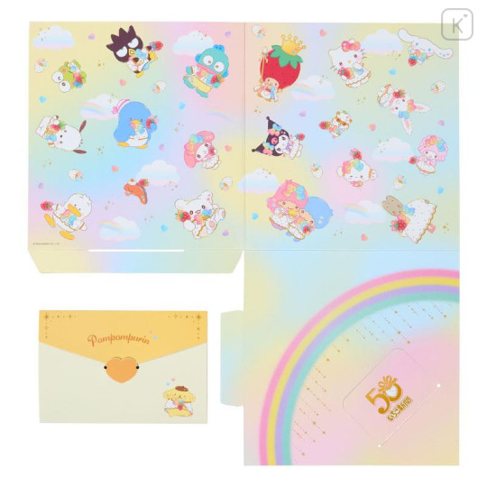 Japan Sanrio Original Plush Toy Set - Pompompurin : Birthday Celebration - 5