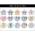 Japan Sanrio Sparkly Marble Sticker Flakes - Kuromi & My Melody - 2