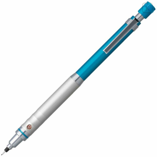 Japan Uni Kuru Toga High Grade Mechanical Pencil - 0.5mm Blue - 2