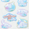Japan Sanrio Shake Shake Capsule Seal Sticker - Cinnamoroll : Star Night 3D - 4