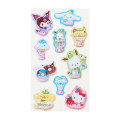 Japan Sanrio Shake Shake Capsule Seal Sticker - Characters : Dessert 3D - 2