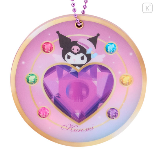 Japan Sanrio Compact Acrylic Mirror - Kuromi : Magical Jewelry - 3