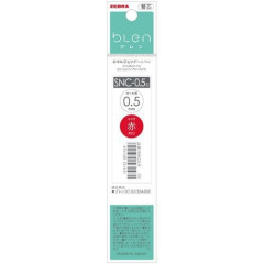 Japan Zebra bLen SNC-0.5 Multi Ballpoint Pen Refill - 0.5mm Red