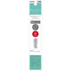 Japan Zebra bLen SNC-0.7 Multi Ballpoint Pen Refill - 0.7mm Red