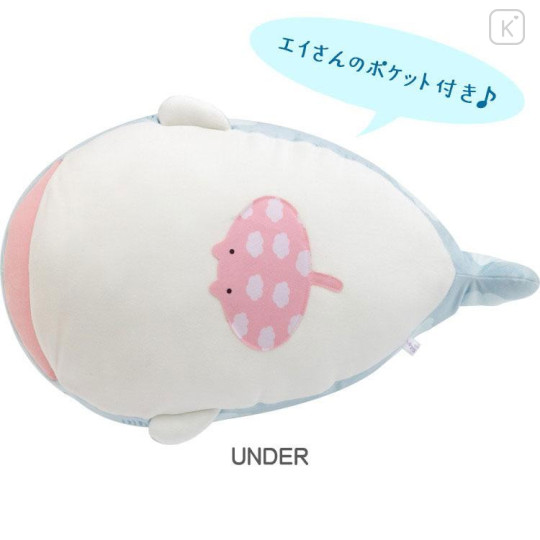 Japan San-X Super Mochimochi Cushion - Jinbesan : 10th Anniversary Balloon Sleeping - 5