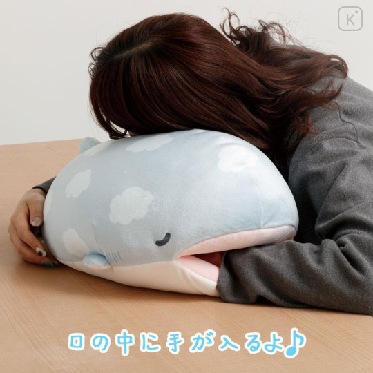 Japan San-X Super Mochimochi Cushion - Jinbesan : 10th Anniversary Balloon Sleeping - 6