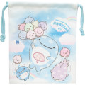 Japan San-X Drawstring Bag - Jinbesan : 10th Anniversary Balloon Fish - 1