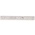 Japan Sanrio Slim Ruler 17cm - Hello Kitty : Gogo Gal Collection Leopard - 1