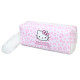 Japan Sanrio Pen Pouch Pencil Case - Hello Kitty : Gogo Gal Collection Leopard Pink