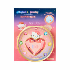 Japan Sanrio Compact Memo - Hello Kitty : Magical Jewelry
