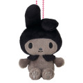 Japan Sanrio Mascot Holder - My Melody : 50th Anniversary Sitting Black - 2
