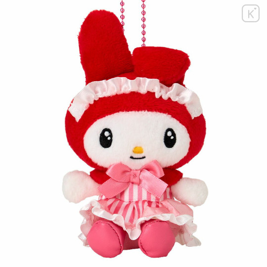 Japan Sanrio Mascot Holder - My Melody : 50th Anniversary Lady Server - 2