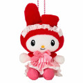 Japan Sanrio Mascot Holder - My Melody : 50th Anniversary Lady Server - 2